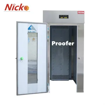 Industrial Bread Proofer Fermentation Room with 2 Trolleys Proofer Room