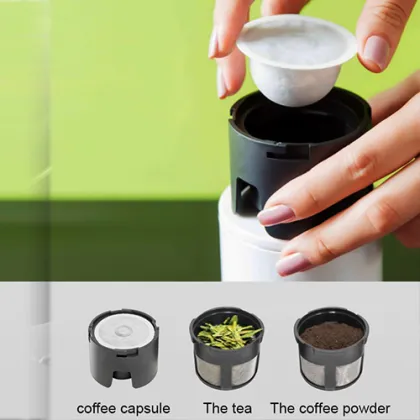 Portable 12V Capsule Coffee Machine: OEM Custom Mini Cafe Americano Cold Brew Coffee Maker