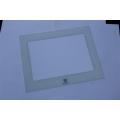 Magnetron Gehard glas met witte decoratieve randen