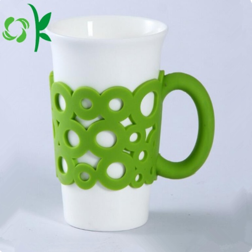 Silikon Pribadi Reusable Coffee Cup Sleeves