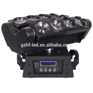 Shape 8X10W RGBW/White Spider Beam Moving Head Light
