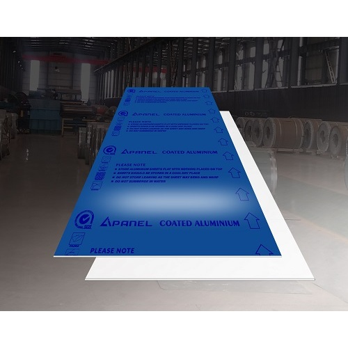 Plaque en tôle d&#39;aluminium bleu patriotique brillant 1,6 mm