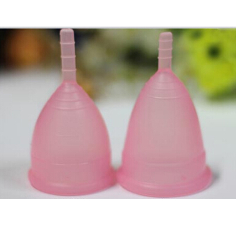 NEW 1Pc/lot Reusable Medical Grade Silicone Menstrual Cup Feminine Hygiene Product Lady Menstruation