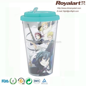 16oz new design Plastic straw cup