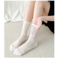 Combed cotton high tube cotton pile socks