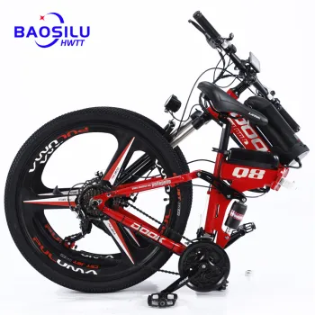 2021 City Electric Bicycle: Adult Folding Bike with Fix Speed Steel Frame - Available in 26 & 27.5 Inch Sizes