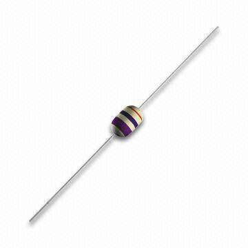 Axial Color Code Capacitor, Miniature Sized, Capacitance of 10nF to 1.2uF with Mechanical Strength