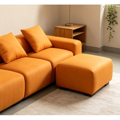 Sofa Fabrik Oren Moden untuk Pangsapuri Kecil