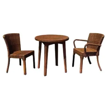 Outdoor rattan chair, made of aluminium PE wicker weaving