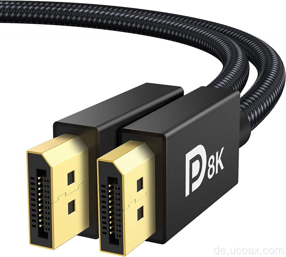 DP -Kabelbaugruppe 8K 4K DisplayPort -Kabel