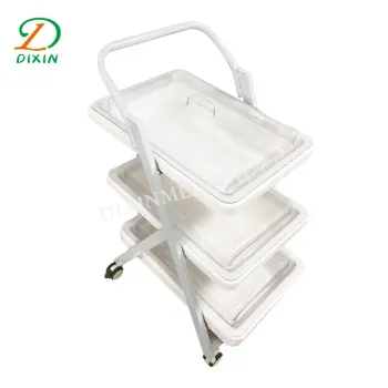 Stainless steel plastic steel endoscope transfer vehicle