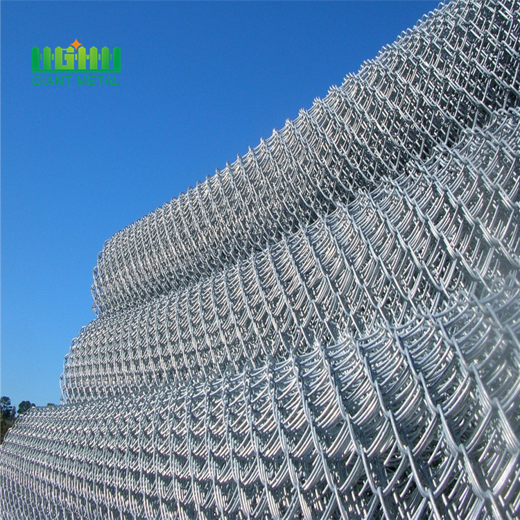 Galvanized PVC coating chain mesh diamond fence