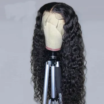 Wholesale Mink Lace Front Wig Vendor Unprocessed Peruvian Hair Virgin Cuticle Aligned Human Hair 360 Lace Frontal Wig Water Wave