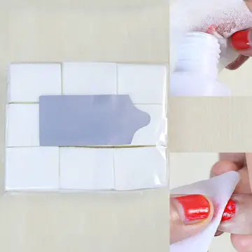 ELECOOL 900Pcs/pack Nail Clean Wipes Cotton Manicure Paper UV Gel Nail Art Wipes Lint Paper Pad Polish Cleaner Makeup Remover