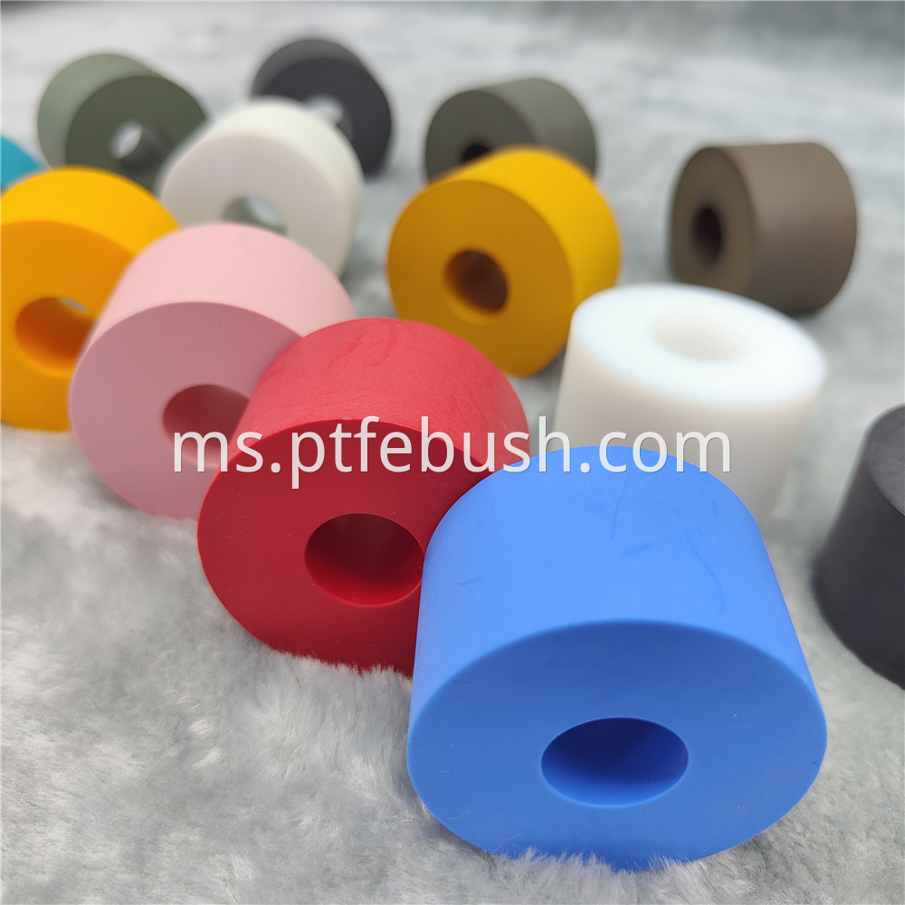 Pigmented PTFE Moulded Rods ShoreD 60 Hardness