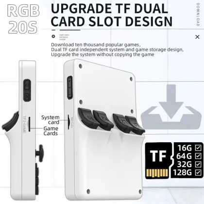 GB20S Open Source Handheld Game Player: Upgrade Version with HD IPS Display - Nostalgic PSP Video Game Console