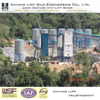 Mountain Area Cement Silo for Batching Plant Vietnam