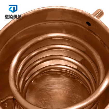 5L Hydrolate Mini Copper Still: Chamomile, Cinnamon, Roses, Lavender Herb Distiller for Essential Oils