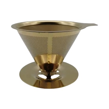 Portable Stainless Steel Coffee Filters for Custom Camping Dripper Stands