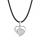 Opalite Love Heart Birthstone Pendant Gemstone Necklaces for Women