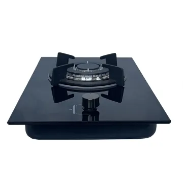 Ceramic Tempered Glass Built-in Gas Stove Cooktop with Single Burner