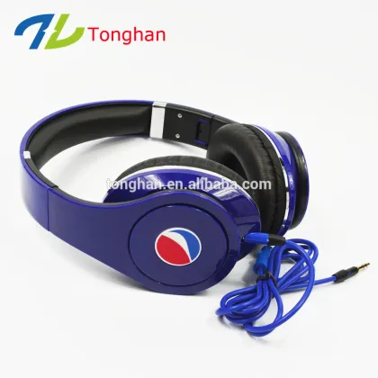 Big brand OEM headphone headset stereo headband headphone for Pepsi