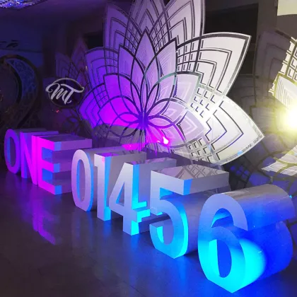 Large Gold Mr&Mrs Marquee Letters for Wedding and Party Decoration