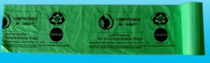 kitchen bags, compostable ziplock bags, Oxo-biodegradable Compostable