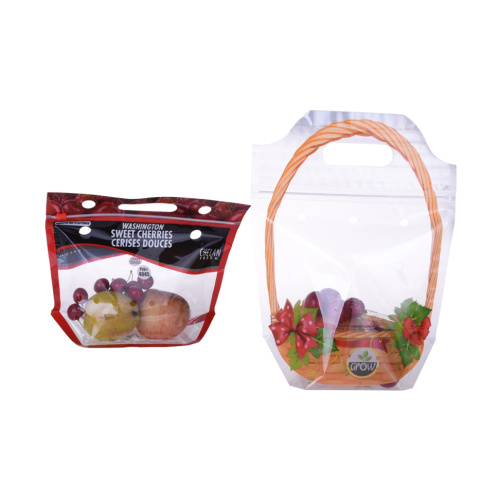 Recyclable Custom Printed Fresh Tomato Packaging Fruit Bag