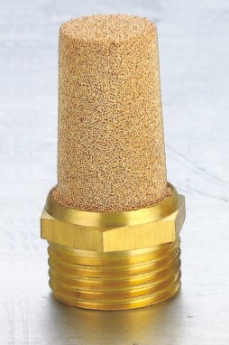 Sintered Silencer Pneumatic Muffler Bronze Silencer Filter Element