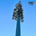 Projeto de torre de comunicação monotubo