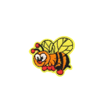 動物最高品質のカスタム蜂ロゴパッチ刺繍