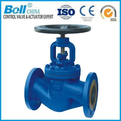high sealed cast iron globe valve 80mm