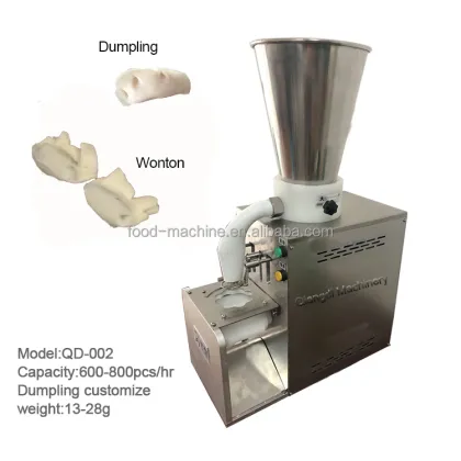 Semi-Automatic Electric Wonton Wrapping & Dumpling Making Machine
