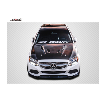 2015-2020 Year W205 Hood For Mercedes C Class W205 Hood Carbon Fiber Black Series Look Bonnet