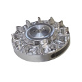 CNC machining of automobile engine parts.