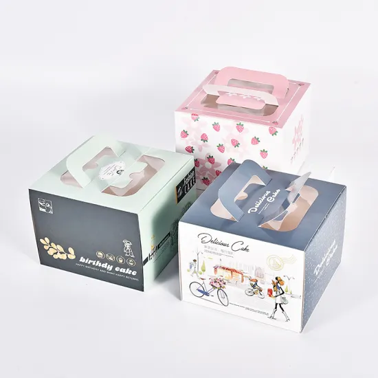 Cake Boxes with a Handle