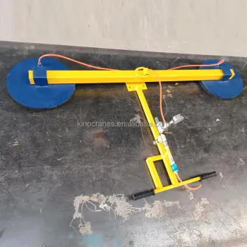 Double-Head Air-Inserted Vacuum Lifter for Stone 90 Degree Flip