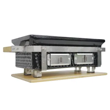 Japanese Rectangle Nice Looking Ceramic Black BBQ Grill Oven