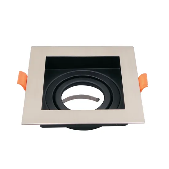 Round Square GU10 MR16 Lamp Housing Kit for Recessed Downlights