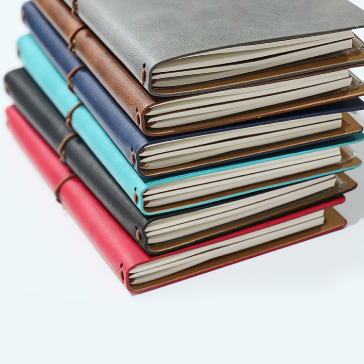 Hot Sale Planner A5 Soft Cover Leather Cover Notebook Journal Daily Yearly and Month Planner in Stock