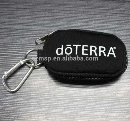 doTERRA essential keychain pouch for 8 sample vials