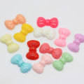 Coloré Mini Mignon Bowknot En Forme De Résine Cabochon Dos Plat Perles Slime Filles Cheveux Vêtements Accessoires Charmes