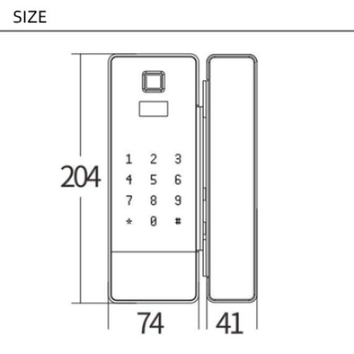 RFID хотел магнитна ключова ключалка за вратата