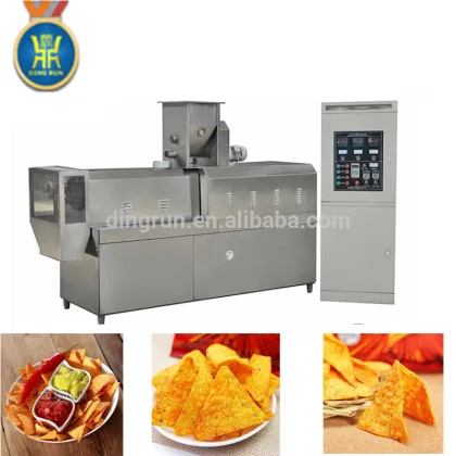 fried extruded french fries snacks food machine