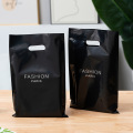 plastic handle die cut shopping bag