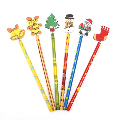 Kawaii Colored Wooden Pencil with Eraser - Free Samples Promotion