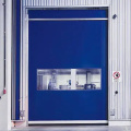 Sala limpa Automática Electric PVC PVC de alta velocidade porta de zíper