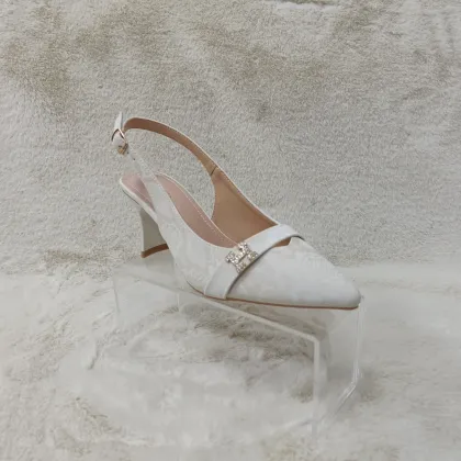 Women's TR150Y03C Heeled Sandals: Comfortable Open Toe Slides for Weddings