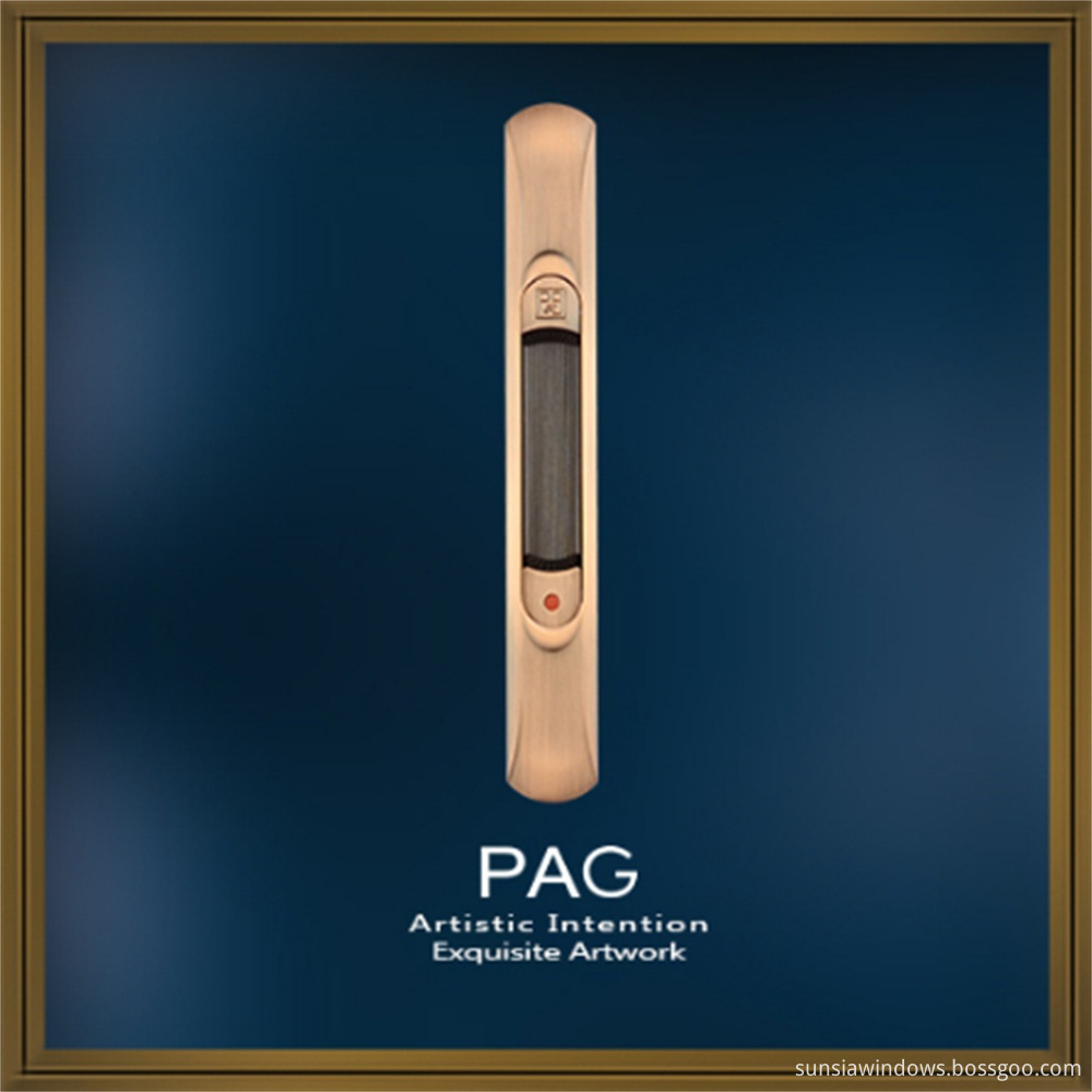 Sliding System Zinc Alloy Touch Lock  
